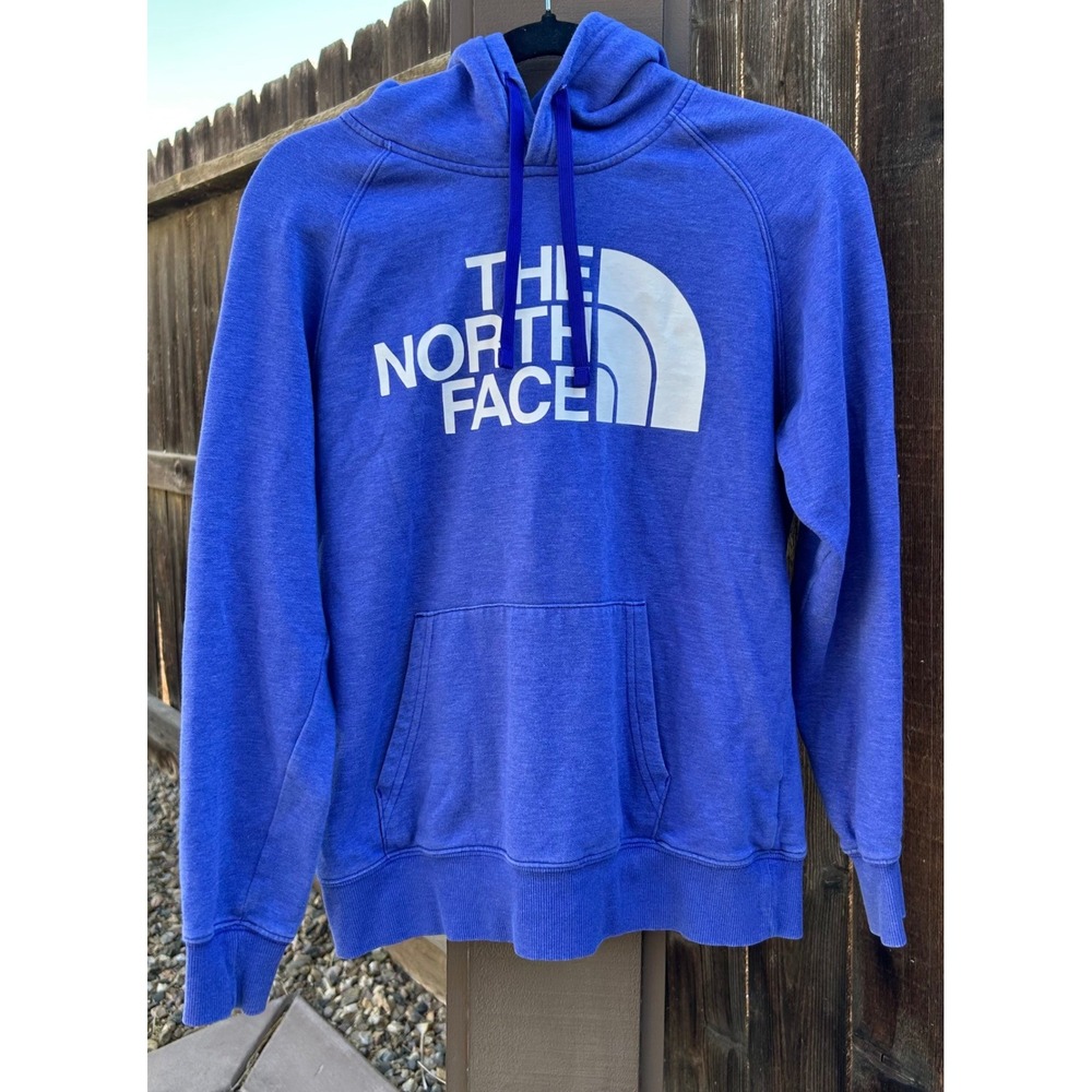 The North Face Womens Small Blue Half Dome Pullover Hoodie NF0A4PA1